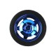 Roda 85x35mm Azul Pneu de Borracha para Carrinho robótico - ND029 - Thumb 3