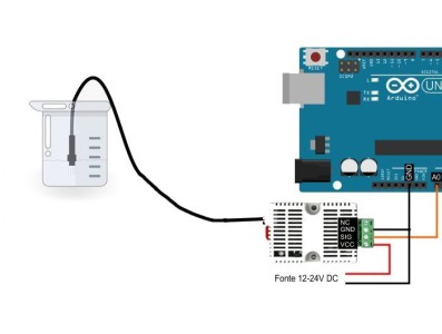 Exemplo Liga&ccedil;&atilde;o M&oacute;dulo de TDS Sensor de Condutividade da &aacute;gua com eletrodo Anal&oacute;gico 0-5V com Arduino - Imagem 6
