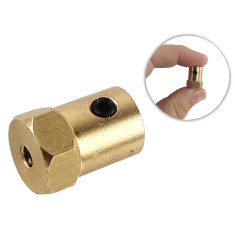 Acoplamento para Roda motor N20 com redução - 5mm