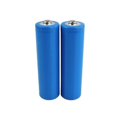 Bateria 18650 Li-Ion Recarregável 3.7V Button-top Azul - Kit com 2 Unidades