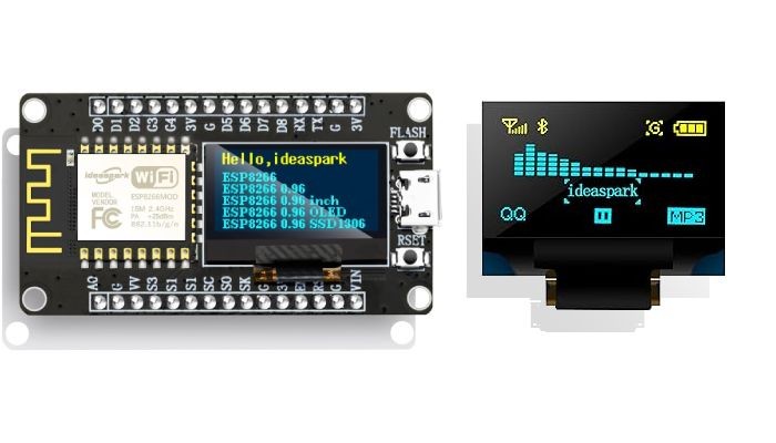 NodeMCU V3 ESP8266 ESP-12E com Display OLED 0.96'' - [1034881]