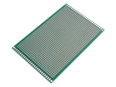 Placa de Circuito Impresso Ilhada 1247 Furos Simples - 8x12cm - Imagem 1