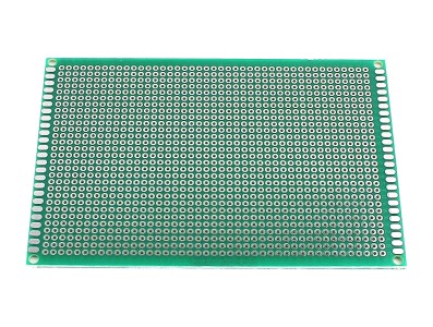 Placa de Circuito Impresso Ilhada 1247 Furos Simples - 8x12cm - Imagem 3