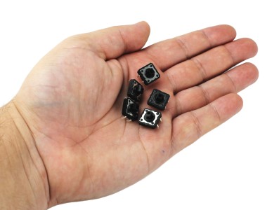 Push Button / Chave T&aacute;ctil 12x12x4 para Projetos - Kit com 5 unidades - Imagem 4