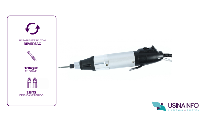 Parafusadeira Eletrica 18V a 36V 10.2Kgf.cm XB800A - Conector Fêmea OUTLET