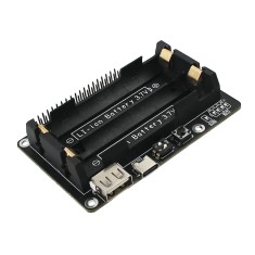 Fonte UPS HAT para Raspberry Pi com 2 Slots 18650 e USB-C - Alimentação Ininterrupta