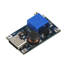 Regulador de Tensão Ajustável XY-016 USB-C Step-Up - Saída 3 - 28VDC / 1A