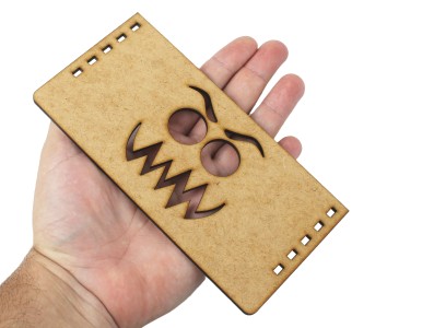 Kit 3 Rostos para Robô Sumo Zumo Robot em MDF - Imagem 4