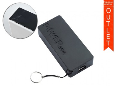 Carregador Portatil Power Bank 18650 Flat-top Duplo - OUTLET - Imagem 1