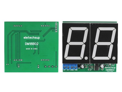 Conexão Display 7 Segmentos 2 Dígitos 1.8'' RS485 Modbus RTU com rede RS485 - Imagem 3
