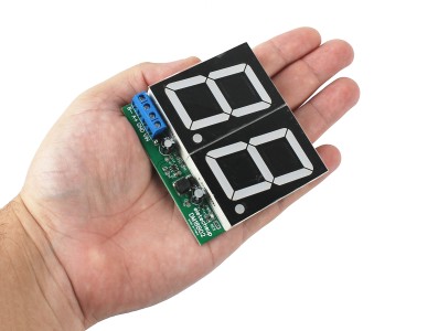 Conexão Display 7 Segmentos 2 Dígitos 1.8'' RS485 Modbus RTU com rede RS485 - Imagem 4