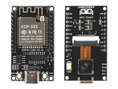ESP32-CAM-CH340 com OV3660 Programador USB-C Integrado – KUONGSHUN - Imagem 4