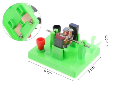 Motor DIY de Corrente Contínua para Experimentos de Física – Modelo Didático - Imagem 3