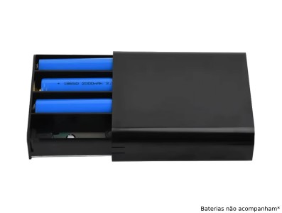 Sugestão de uso Fonte UPS com 3 Slots 18650 - Imagem 2