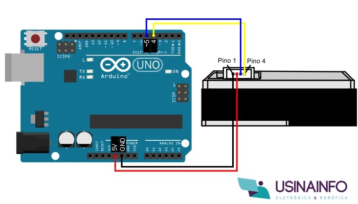 Conexões Sensor Detector de Poeira DC01 com Arduino - [1035891]