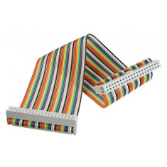 Cabo Flat 40 Vias para GPIO do Raspberry Pi &ndash; Compat&iacute;vel com Pi 5, 4, Pi 3, Pi 2 e B+