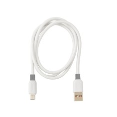 Cabo USB-C 1m 6A Turbo Power Delivery Branco- Compatível com Raspberry Pi 4, LoRa e Carregamento Rápido