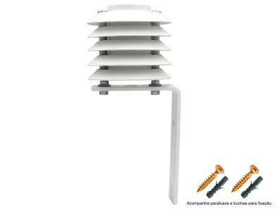 Alojamento Compacto para Sensor de Temperatura e Umidade para Estação Meteorológica - Imagem 3