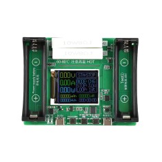Testador de baterias 18650 Carga/Descarga e Capacidade entrada USB-C - BT4-1CHN-18650