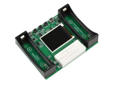 Destaques Testador de baterias 18650 Carga--Descarga e Capacidade entrada USB-C - 10373 - Imagem 2