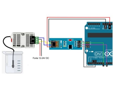 Exemplo Liga&ccedil;&atilde;o M&oacute;dulo de EC com Eletrodo RS485 com Arduino - Imagem 6