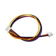 Conector JST 1.0mm 4 Pinos Fêmea-Fêmea com Fio 14cm - SH1.0MM-4P