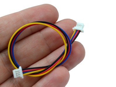 Conector JST 1.0mm 4 Pinos Fêmea-Fêmea com Fio 14cm - SH1.0MM-4P - Imagem 3