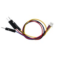 Conector JST 1.0mm 4 Pinos Fêmea para Jumper Macho Dupont com Fio 14cm - SH1.0MM-4P