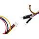 Conector JST 1.0mm 4 Pinos Fêmea para Jumper Macho Dupont com Fio 14cm - SH1.0MM-4P - Thumb 2