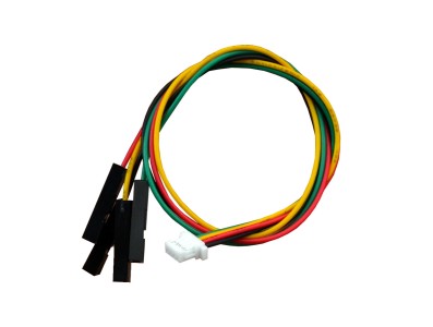 Conector JST 1.0mm 4 Pinos Fêmea para Jumper Fêmea Dupont com Fio 19cm - SH1.0MM-4P - Imagem 1