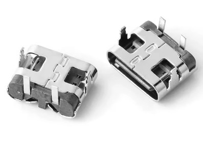 Dimensões Conector USB-C Fêmea 90° 2 Pinos para Alimentação - Imagem 2