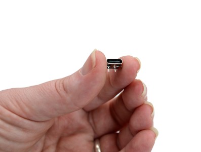 Dimensões Conector USB-C Fêmea 90° 2 Pinos para Alimentação - Imagem 4