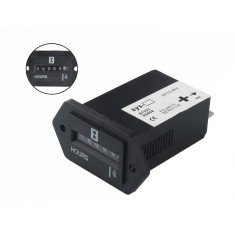 Horímetro Analógico 12V DC / Contador de Horas Eletromecânico 10-80VDC - SYS