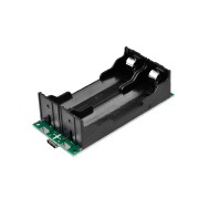 Fonte UPS Carregador de Bateria 18650 com 2 Slots, USB-C 5V 3A - Alimentação Ininterrupta LX-2BUPS