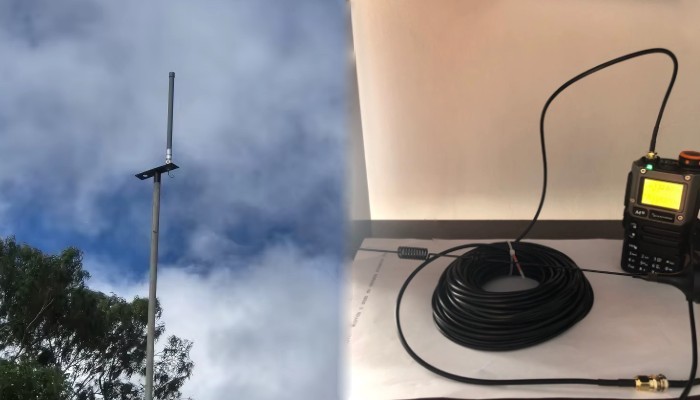 Exemplos de aplicação extensão de antena e rádio intercomunicador - [1036163]