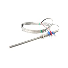 PT100 Sensor de Temperatura Tipo Sonda 9cm 3 Fios (-20 a 200°C)