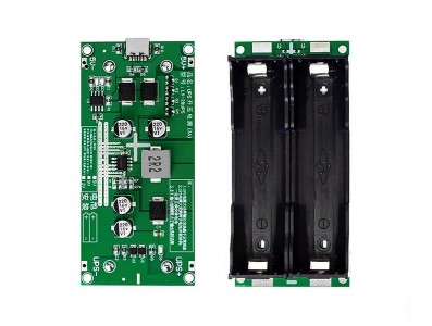 Modulo carregador de bateria de litio 3A 18650 com caixa de bateria 5V Tipo C - Imagem 3