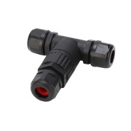 Conector à prova D'água em T 3 vias IP68 32A 450V - CDF-200/3T