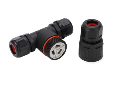 Destaques Conector à prova D'água em T 3 vias IP68 32A 450V - CDF-200/3T - Imagem 2