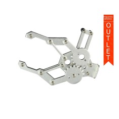 Garra Robótica de Metal para Servo MG995/SG5010/HS322/HS422 - GM1 OUTLET