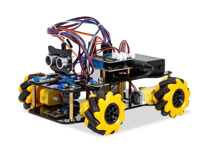 Kit Carro Robô Inteligente 4WD com Rodas Mecanum Omnidirecionais - QD001 - Imagem 1
