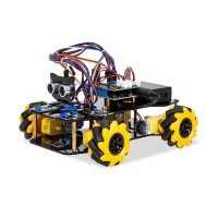 Kit Carro Robô Inteligente 4WD com Rodas Mecanum Omnidirecionais - QD001