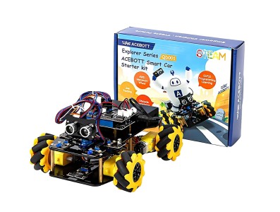 Kit Carro Robô Inteligente 4WD com Rodas Mecanum Omnidirecionais - QD001 - Imagem 5