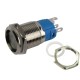 Interruptor com Travamento 16mm LED Azul 3-6VDC em A&ccedil;o Inox Imperme&aacute;vel MC284 - Thumb 3