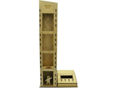 Estrutura em MDF Elevador Altum V2 Projeto de Robótica + Manual de Montagem - Imagem 1