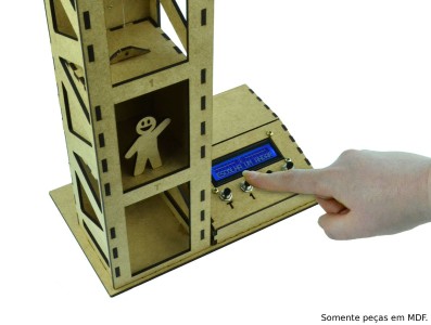 Estrutura em MDF Elevador Altum V2 Projeto de Robótica + Manual de Montagem - Imagem 5
