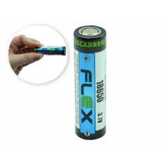 Bateria 18650 Lítio Recarregável 3.7V 3800mAh Flat-top