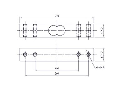 Dimensões célula de carga 1kg - Imagem 5