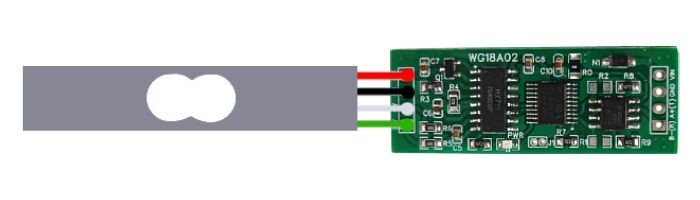 Ligações Módulo Conversor Amplificador WG18A02 com Célula de Carga - [1036501]