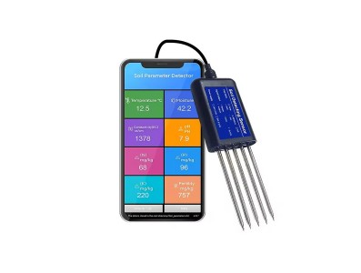 Destaques Sensor de Solo 8 em 1 NPK, pH, Condutividade, e Umidade - Imagem 3